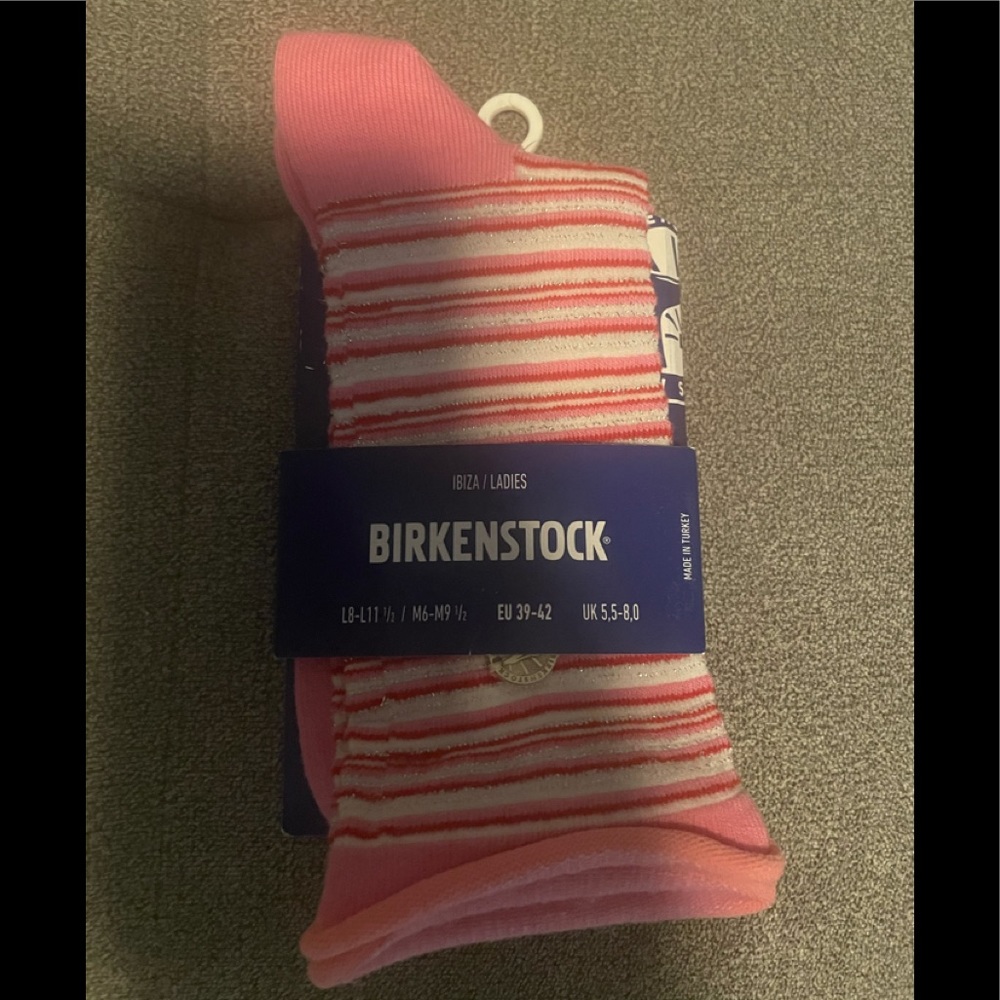 Ibiza Pink Birkenstock Socks